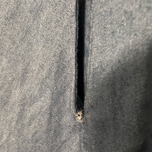 Torrid Denim Front Tie Dress - Picture 4 of 5